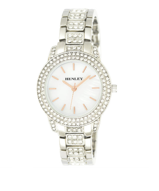 Henley Ladies Fashion Bling Diamante crystals Bracelet Watch H07275 Available Multiple Colour