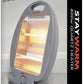 Stay Warm 800W 2 Bar Quartz Heater - Grey