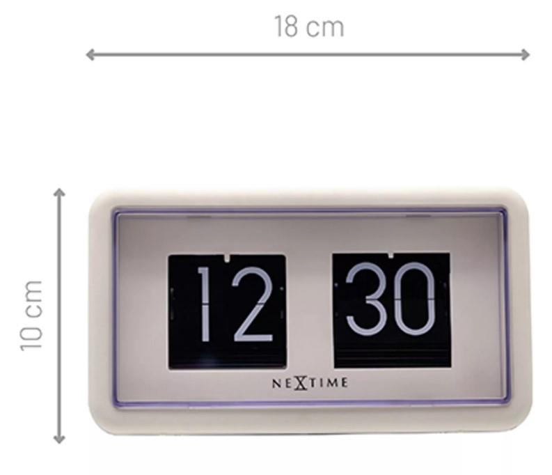 Widdop Nextime "Flip Clock" Table/Wall Clock Black & White