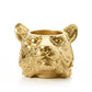 Gold Finish Tiger Planter