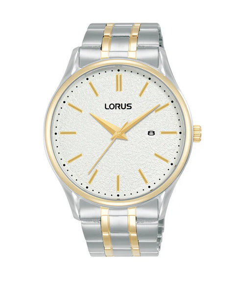 Lorus Men's Classic Two Tone Bracelet Watch RH932QX9