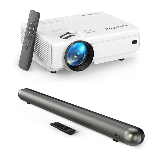 Media Bundle - 1080p Projector with IBox Dolby TV Sound BAR