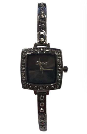 Spirit Ladies Bling Fashion Black Dial with Black Bracelet Watch ASPL39 - CLEARANCE NEEDS RE-BATTERY