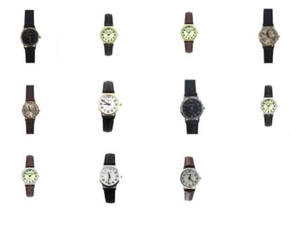 PELEX Ladies Leather Strap Quartz Watch PLX-013 Available Multiple colour