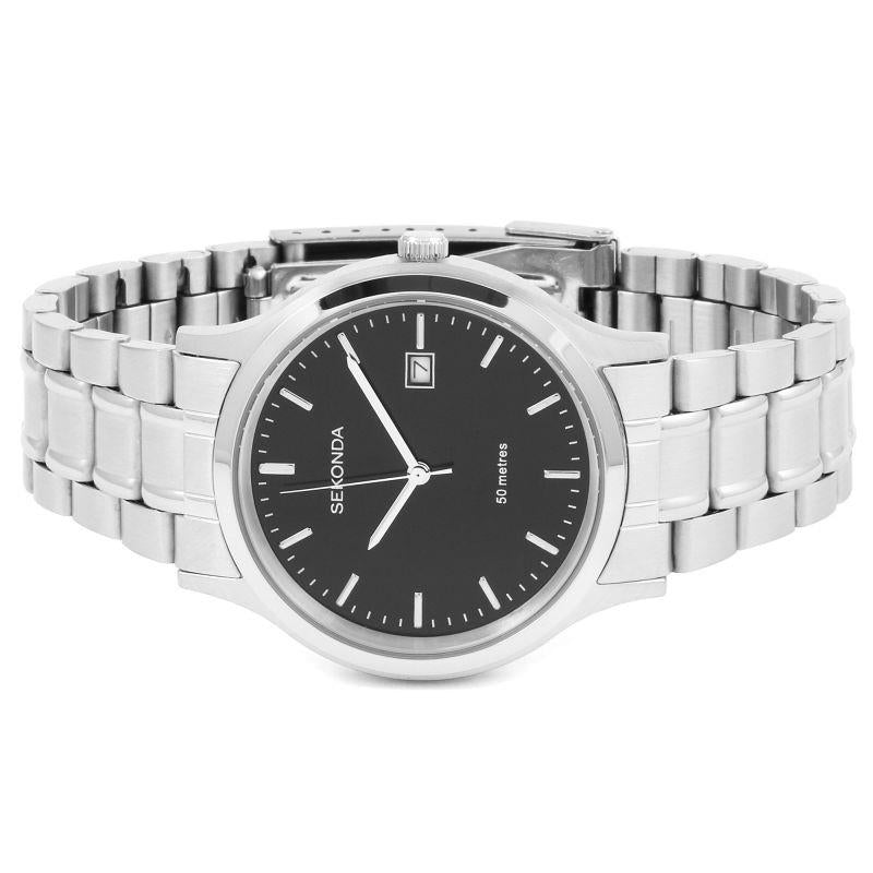 Sekonda Mens Basic Classic Style Stainless Steel Bracelet Watch 3730