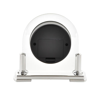 Wm.Widdop Glass Mantel Clock With Stand W2716-17 Available Multiple Colour