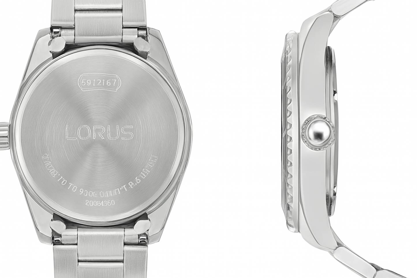 Lorus Men Sports Blue Dial Date Analogue Stainless Steel Bracelet Watch