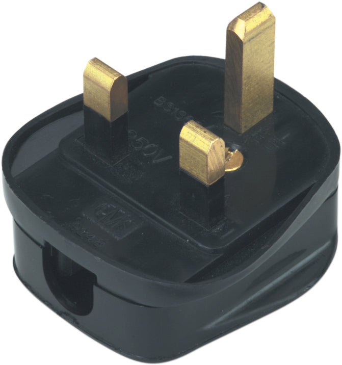 13A Fused Plug - Black Box of 20