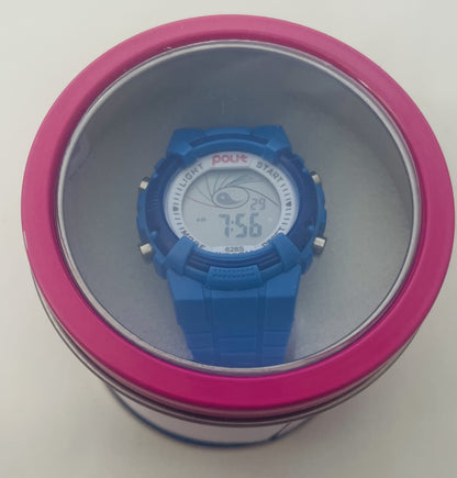 POLIT Childrens Boys/Girls Digital watch in Tin, assorted stlyes and colours CW-0025