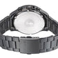 Lorus Mens Analog Chronograph Black Dial with Black Bracelet Watch RT361JX9