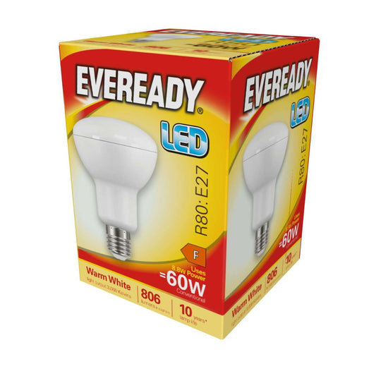 Eveready LED ES R80 10.5w (60w) Bulb Pk of 5