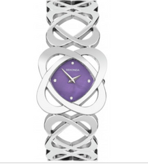 Sekonda Ladies Purple Dial Bracelet Watch 40467