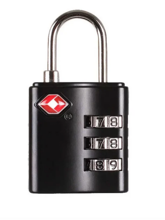 3 Digit Combination Luggage Locks 20mm 3pc