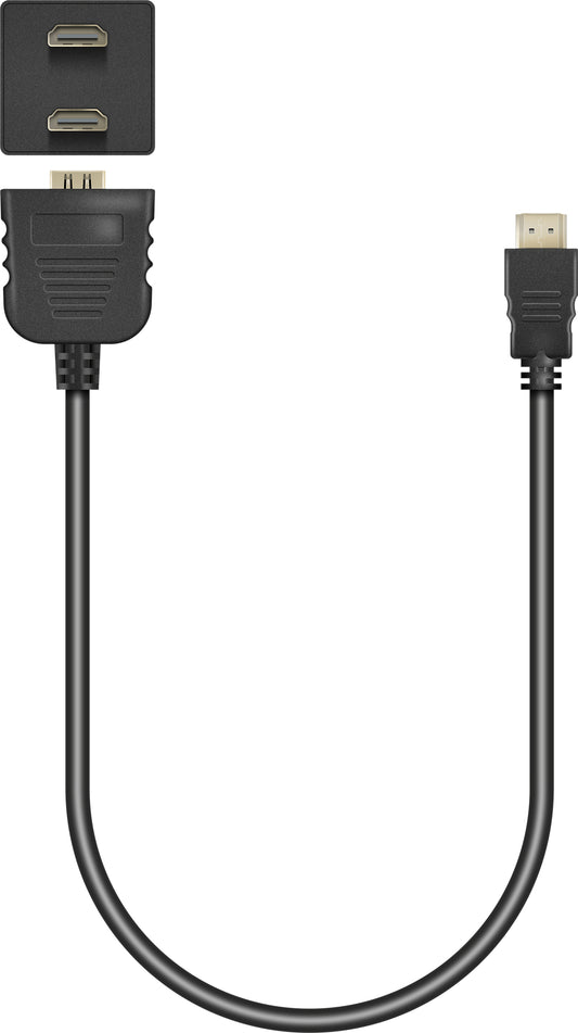 HDMI Plug to 2 x HDMI Socket Lead