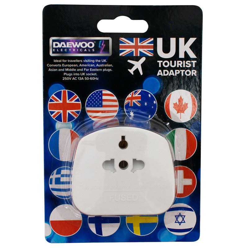 Daewoo UK Tourist Adaptor- TVL1012