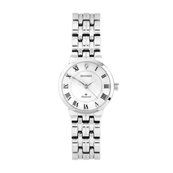 Sekonda Ladies Diamond Set Bracelet Watch