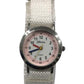 Olivia Children's Girls Analogue Quartz Time Teacher Watch with White Velcro Strap TOC154  - CLEARANCE NEEDS RE-BATTERY