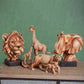Naturecraft Wood Effect Resin Figurine - Elephant Head