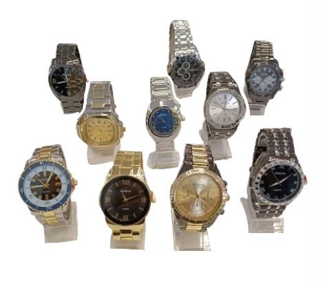 Clearance Mens 10 LOOSE Bracelet Watches Assorted Designs & Colours