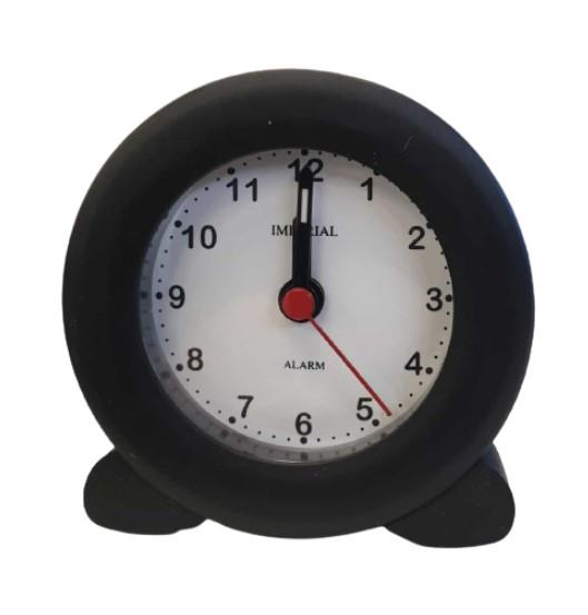 Imperial Mini Travel Alarm Clock Black IMP605B