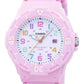Casio Ladies Sports Dated Quartz Analogue Resin Rubber Strap Watch - LRW-200H Available Multiple Colour