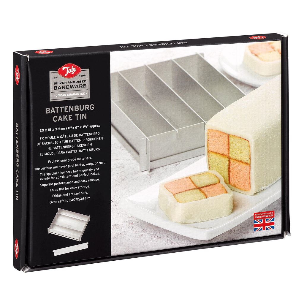 Tala Performance Silver Anodised Battenburg Tin (Carton of 65)