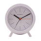 Wm.Widdop Round Alarm Clock Sweep Movement with Feet 9509 Available Multiple Colour