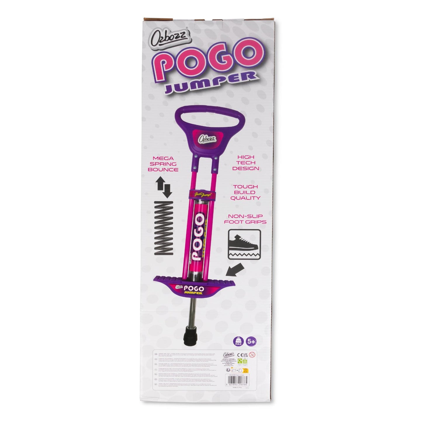 Pogo Stick Purple Pink Outdoor Game for Girls