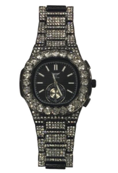 NY LONDON GENTS BLING WATCH PI-7644 Available Multiple Colour