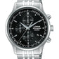 Lorus Mens Sports Chronograph Dated Grey Dial Stainless Steel Bracelet Watch RM311GX9