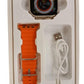 ULTRA MAX-9 Mens / Ladies Sports Digital Smart watch Orange Rubber strap