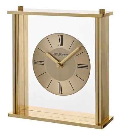 Wm. Widdop Golden Square Roman dial Mantel Clock