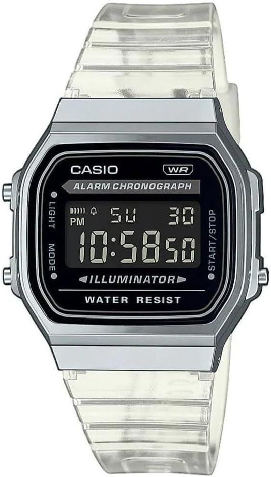 Casio Digital Quartz Watch with Plastic Strap A168XES-1BDF