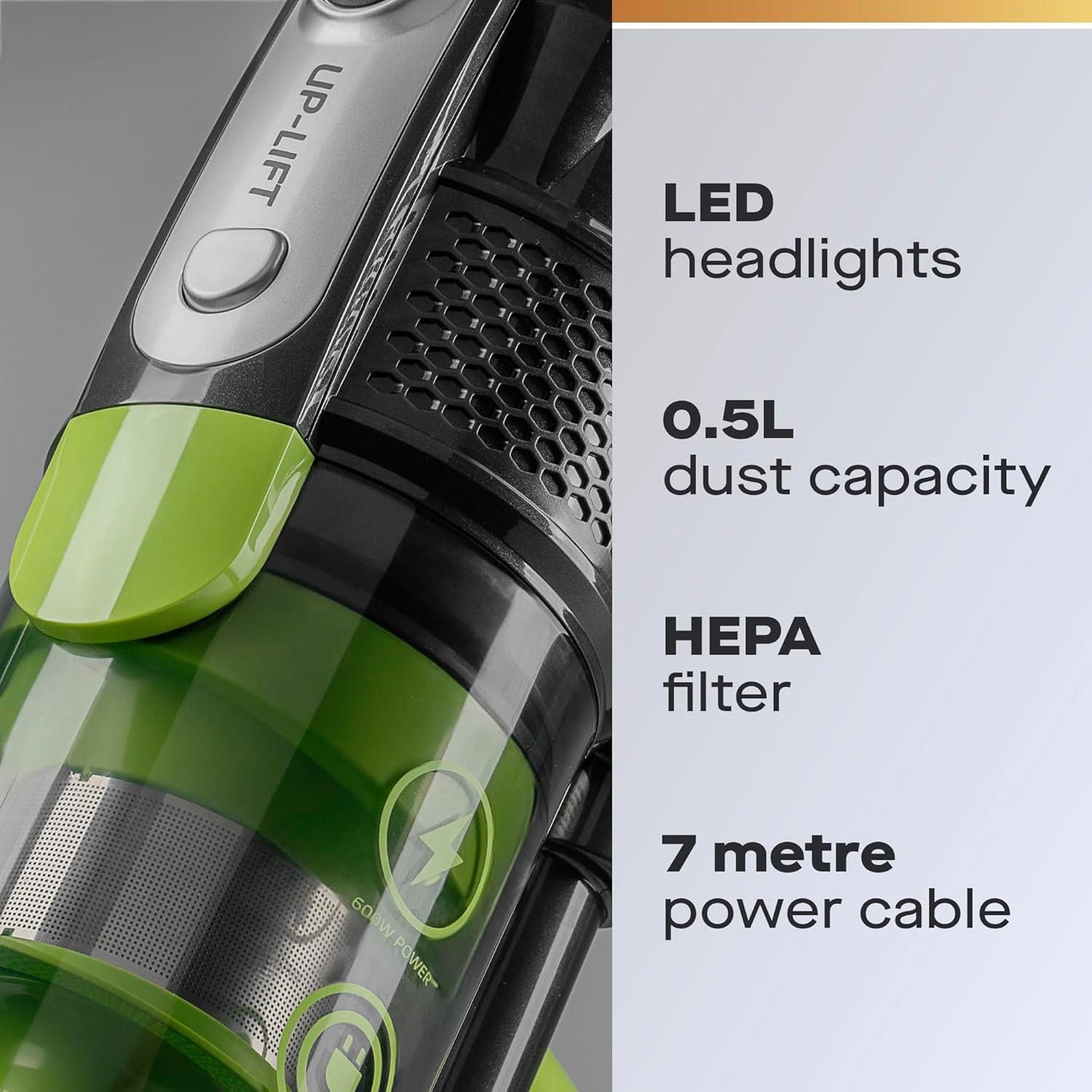 Daewoo Tornado Up-Lift Upright Vacuum Cleaner