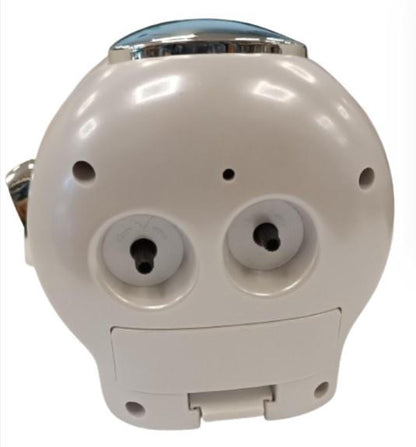 Acctim Eden Non Ticking Sweep Crescendo Alarm Clock in White - 16522