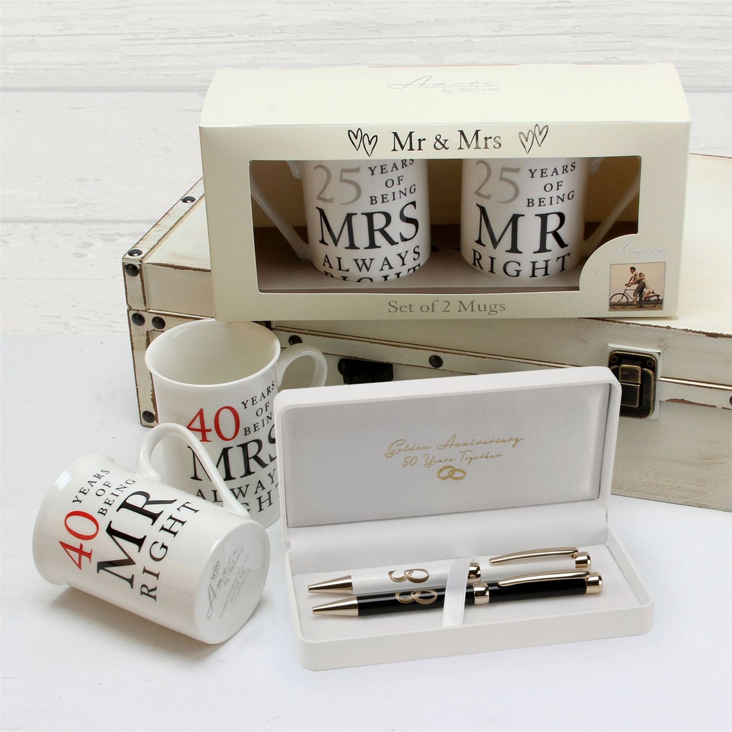 Amore Gift Set - 10 Years Of Mr Right/Mrs Always Right