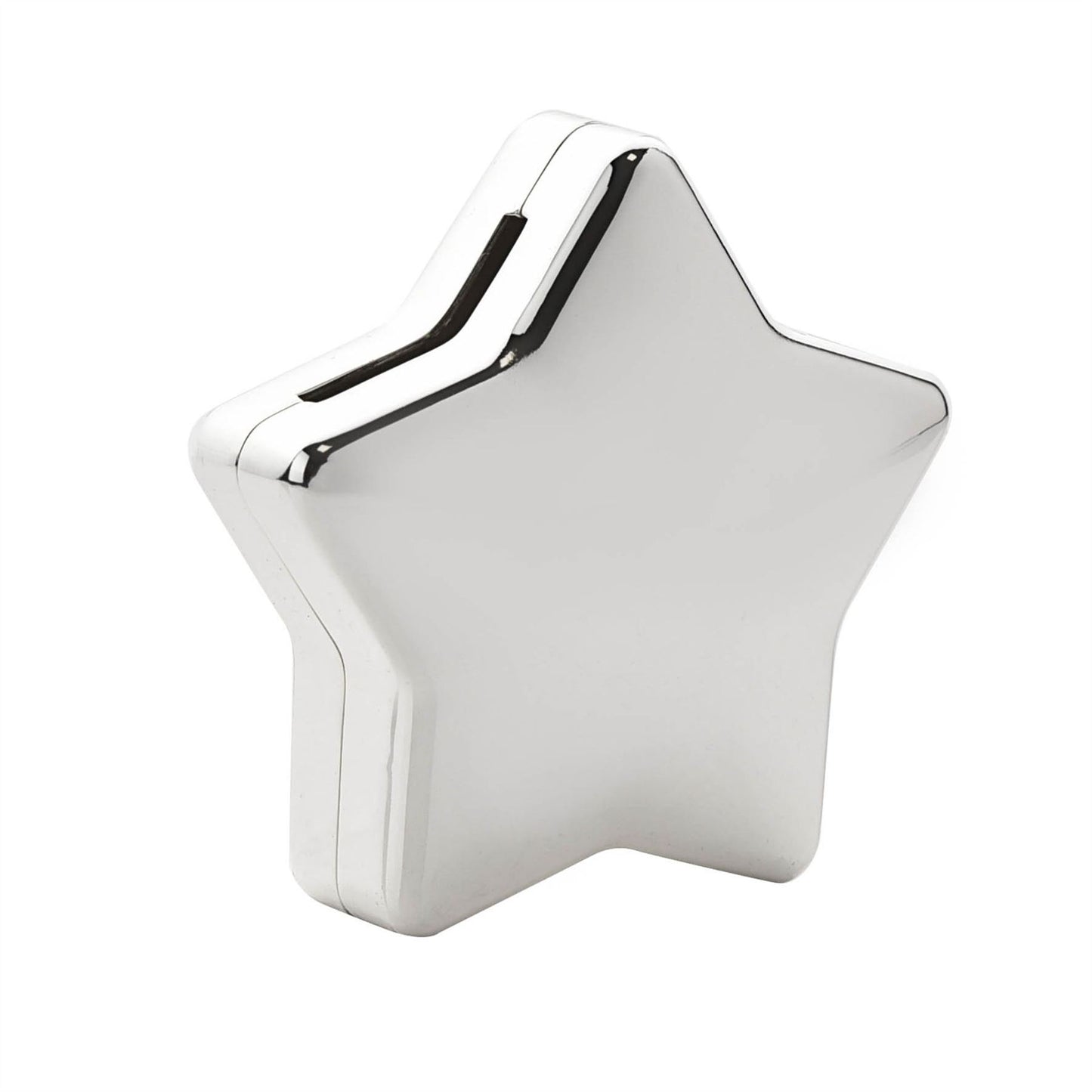 Bambino Silverplated Star Shape Money Box