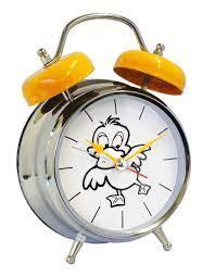 GTP Unisex Childrens Sounding Voice Double Bell Quartz Alarm Clock Available Multiple Design