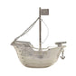 Bambino Silver Plated Money Box - Pirate Ship