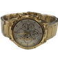 Christyan Arden Mens Fashion Dated Dial Analogue Gold/White Metal Bracelet Strap Watch