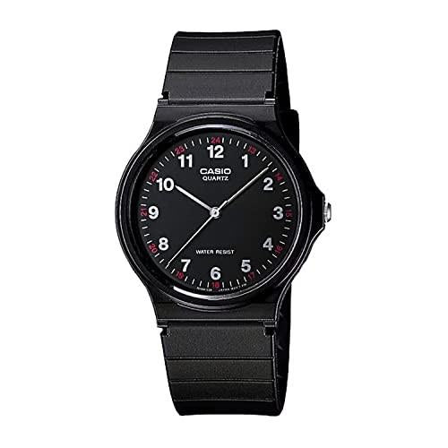 Casio Men’s Black Resin Strap Classic White Dial Quartz Watch