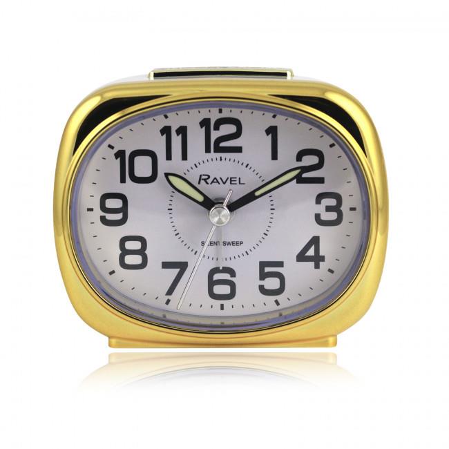 Ravel Small sized pillow shaped Bedside Quartz Alarm Clock RC040 Available Multiple Colour