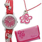 Kahuna Children Girls Wallet, Necklace Gift Set 10 Watches  - CLEARANCE NEEDS RE-BATTERY