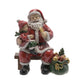 Santa and Child Figurine