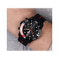 Lorus Mens Sports Chronograph Dated Black Dial Black Rubber Strap Watch RT347JX9 BRAND NEW BUT NEEDS BATTERY