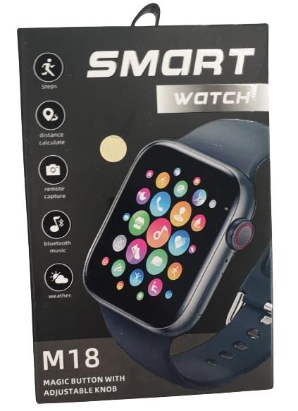 M18 Mens / Ladies Digital Smart Watch Magic Button with Adjustable Knob Sports Rubber Strap Available Multiple Colour