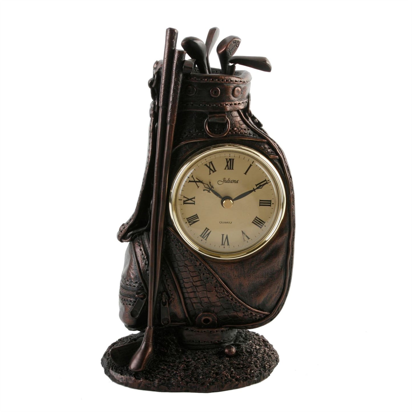 Juliana Golf Bag Clock - New Bronze Finish