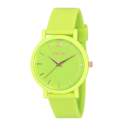 Henley Fashion Ladies Pastel Coloured Rubber Silicone Sports Watch H06178 Available Multiple Colour