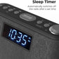 Glow i-box Bedside Alarm Clock with Wireless Charging , White Noise & RGB Ambient Light