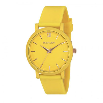 Henley Fashion Ladies Pastel Coloured Rubber Silicone Sports Watch H06178 Available Multiple Colour